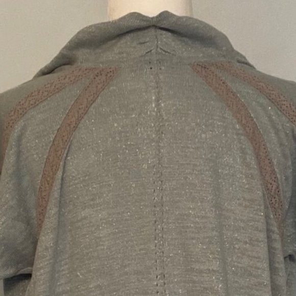 Blue sparkly cowlneck sweater - Picture 5 of 7